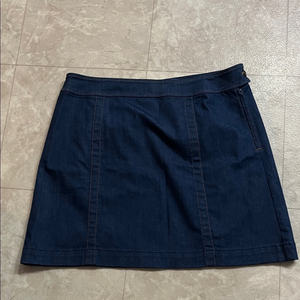 NEW LOFT Dark Blue Mini Skirt 14/32